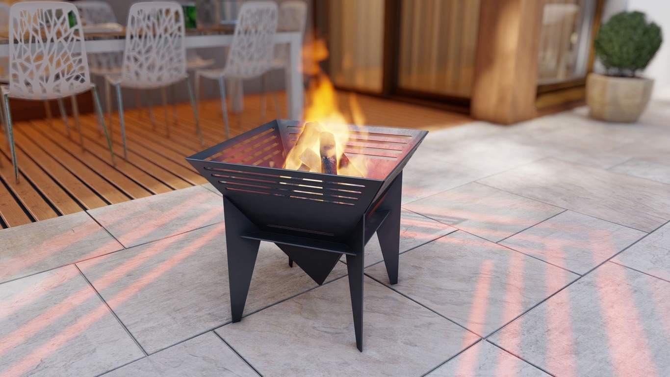 Spectrum Fire Pit. DXF, SVG files for plasma, laser cutting. Фото 9