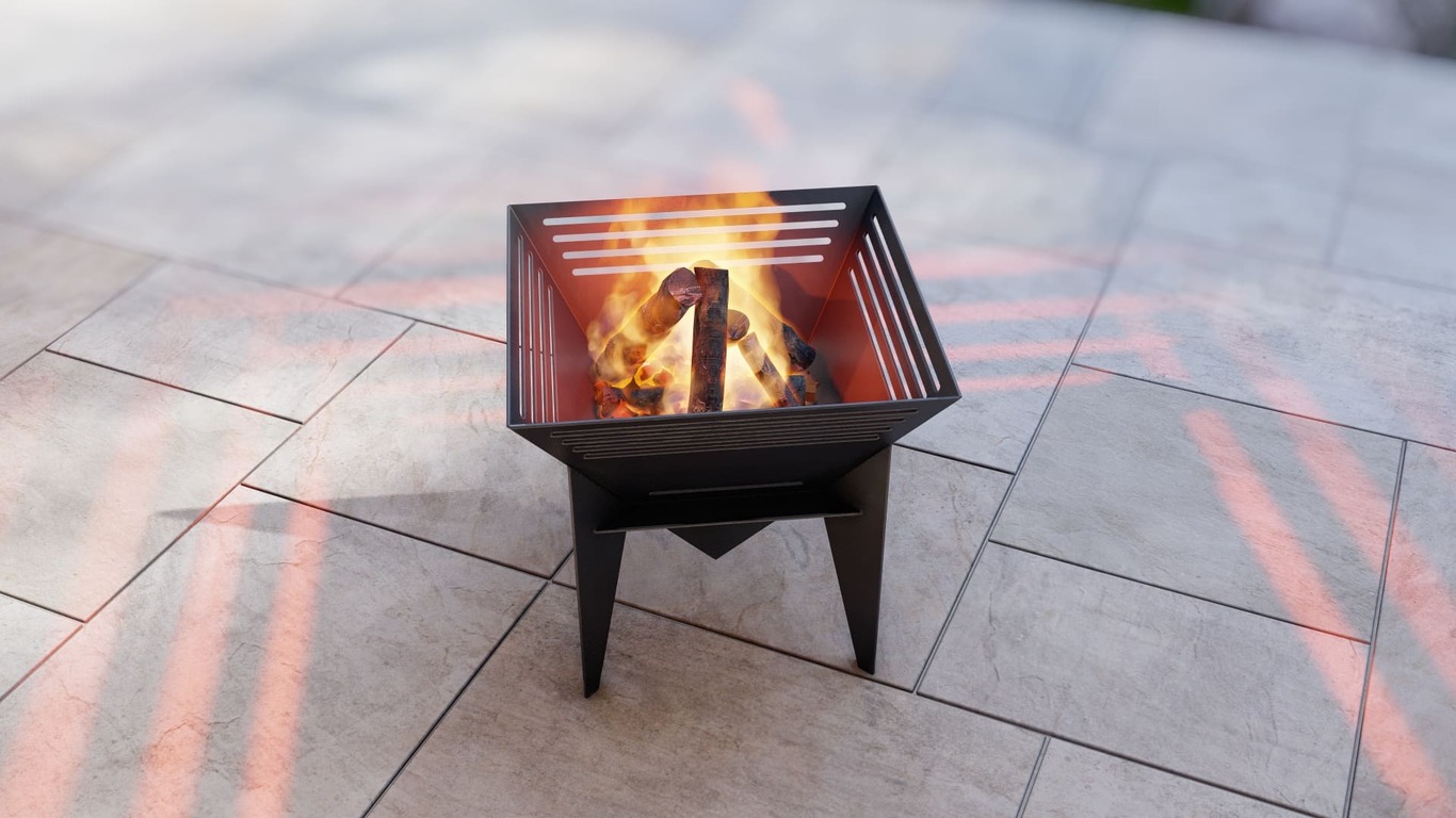 Spectrum Fire Pit. DXF, SVG files for plasma, laser cutting. Фото 10