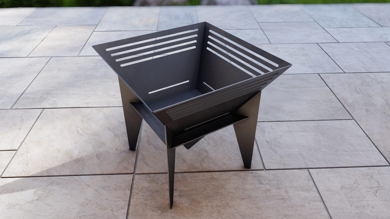 Spectrum Fire Pit. DXF, SVG files for plasma, laser cutting. Фото 11