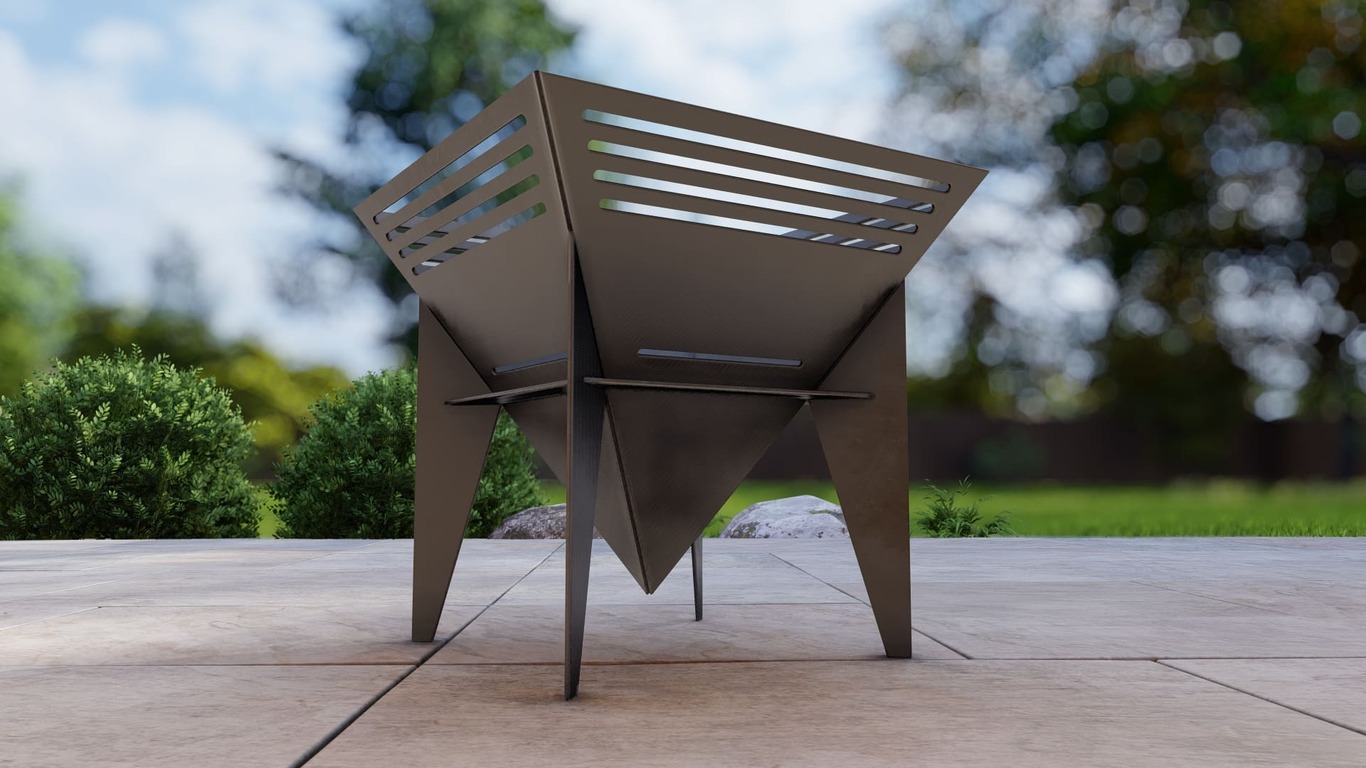 Spectrum Fire Pit. DXF, SVG files for plasma, laser cutting. Фото 13