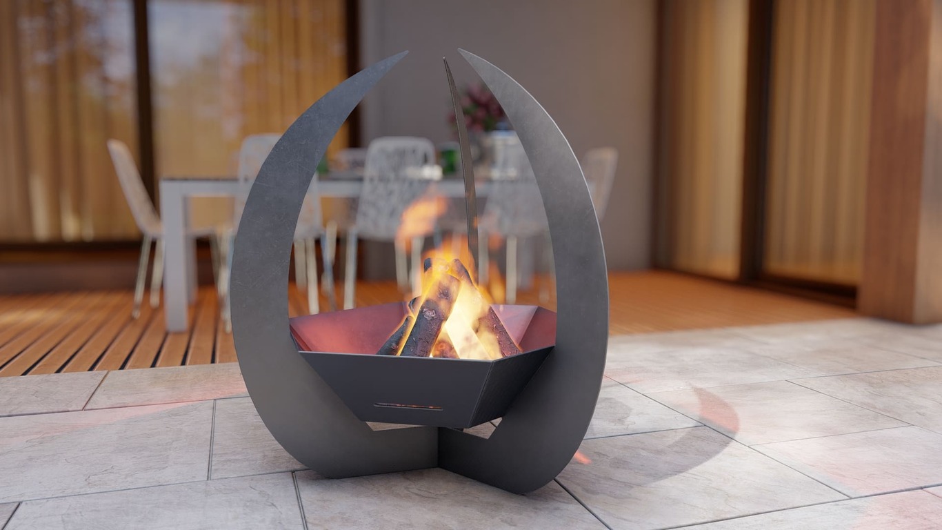 Hexagon Claw Fire Pit. DXF, SVG files for plasma, laser cutting. Фото 8
