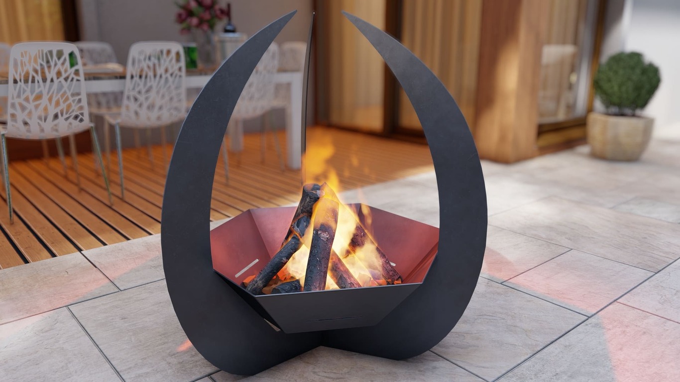 Hexagon Claw Fire Pit. DXF, SVG files for plasma, laser cutting. Фото 10