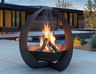 Hexagon Claw Fire Pit. DXF, SVG files for plasma, laser cutting