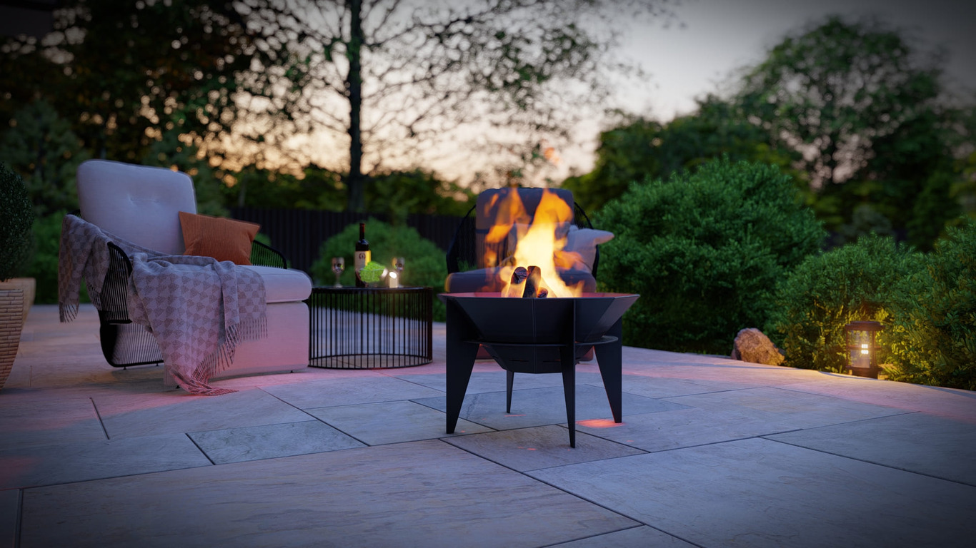 Octagon Sky Fire Pit Two Sizes. DXF, SVG files for plasma, laser cutting. Фото 9