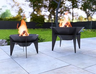 Octagon Sky Fire Pit Two Sizes. DXF, SVG files for plasma, laser cutting