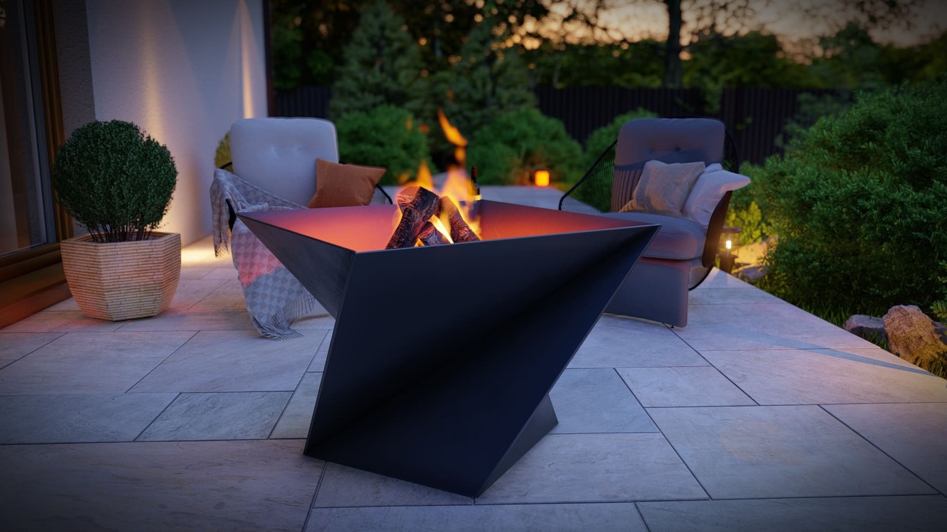 Spin Fire Pit Two Sizes. DXF, SVG files for plasma, laser cutting. Фото 7