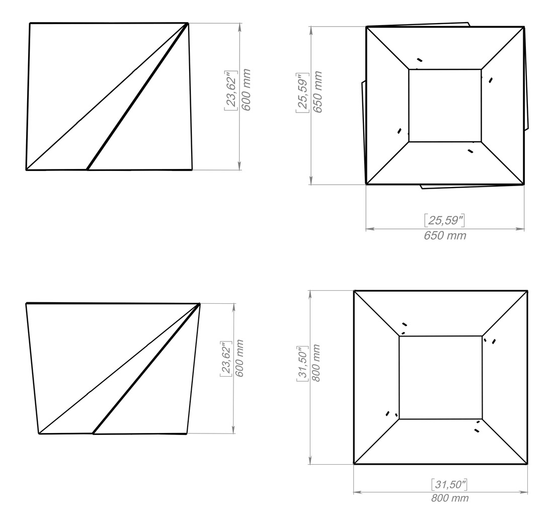 Spin Fire Pit Two Sizes. DXF, SVG files for plasma, laser cutting. Фото 12