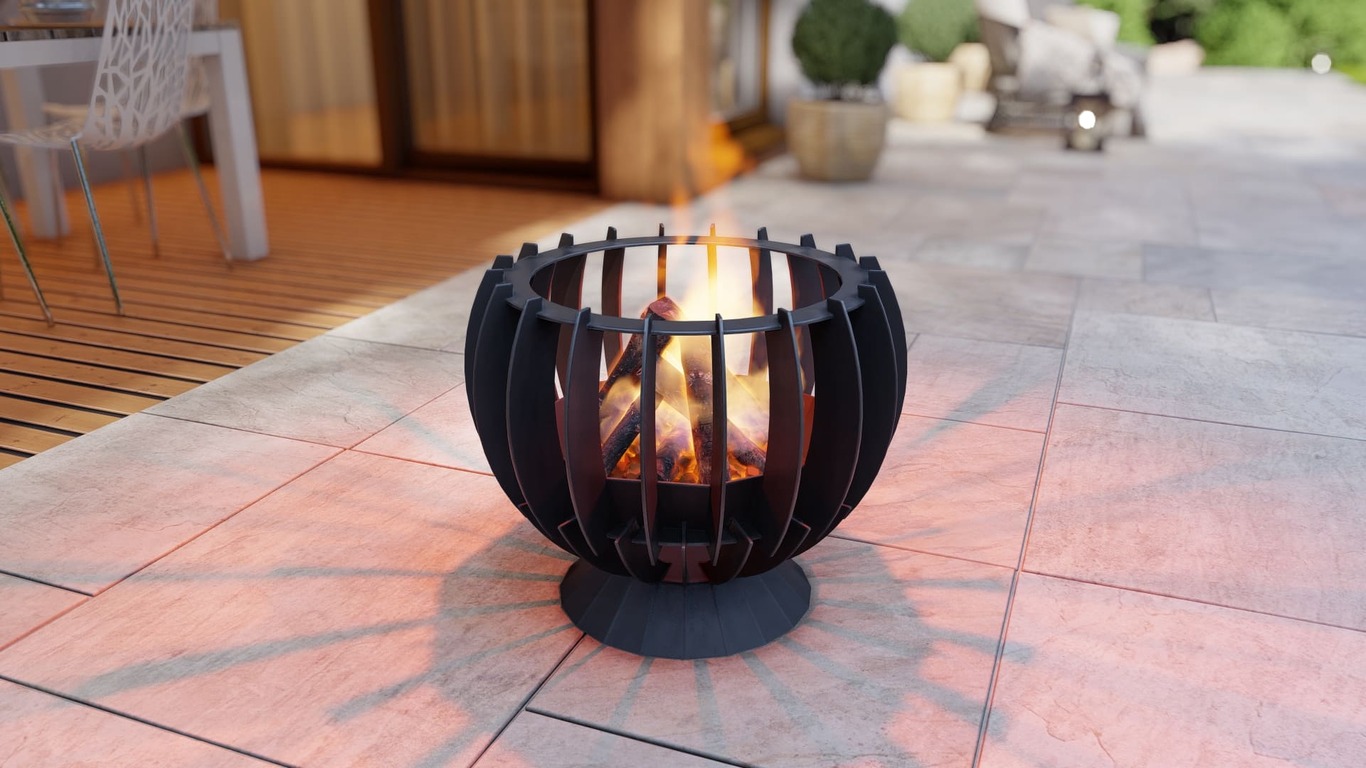 Braciere Fireball Dinamica. File DXF, SVG per taglio plasma, laser. Фото 10