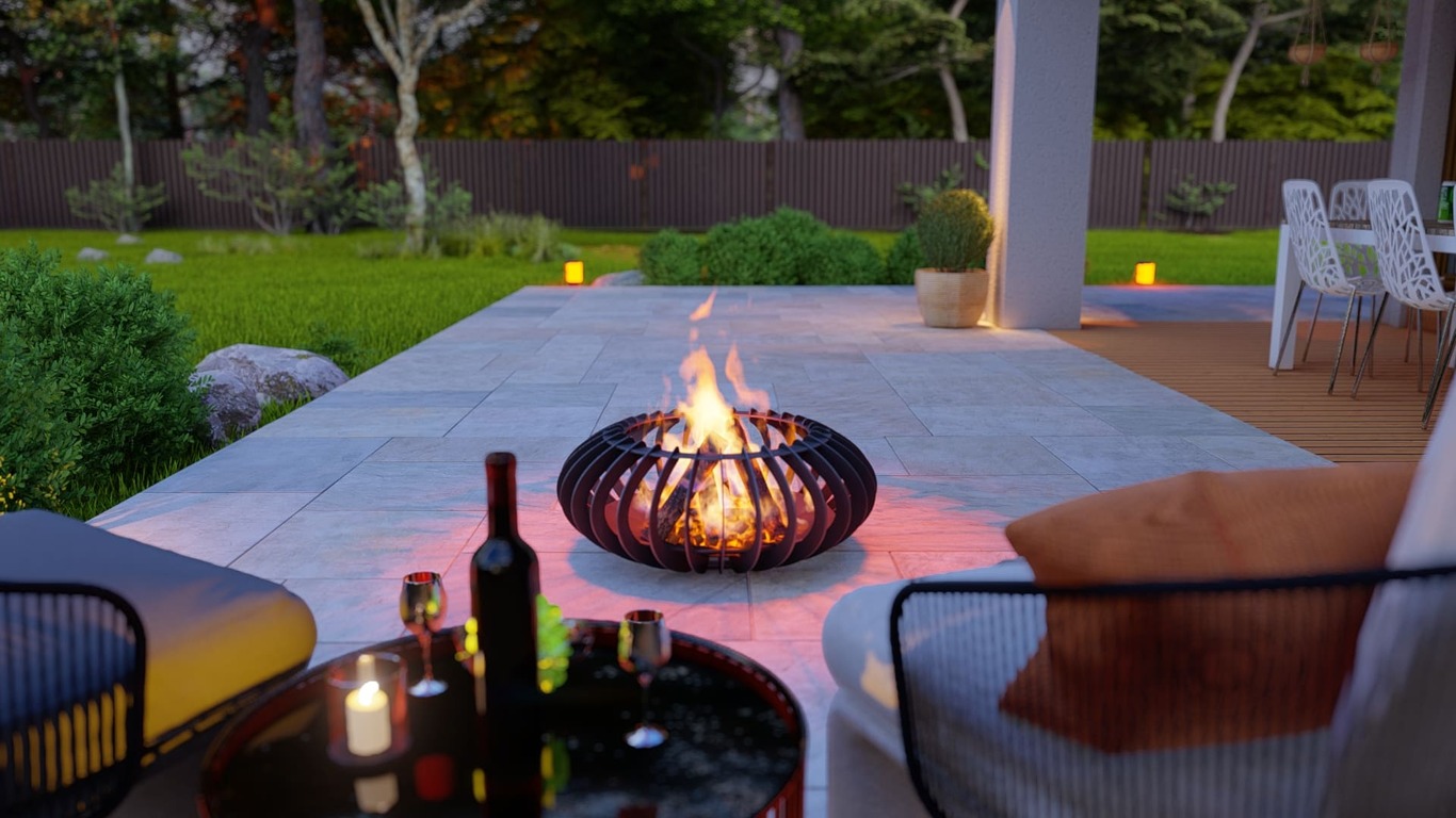 Glow Sphere Fire Pit. DXF, SVG files for plasma, laser cutting. Фото 7