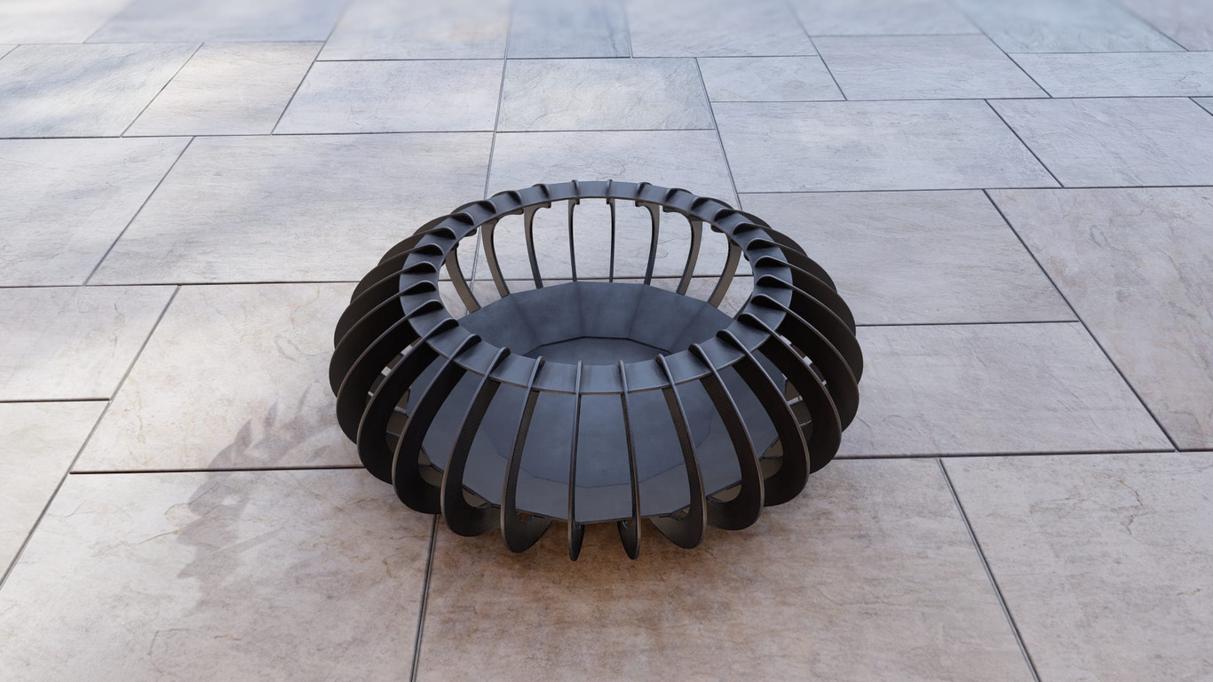 Glow Sphere Fire Pit. DXF, SVG files for plasma, laser cutting. Фото 12