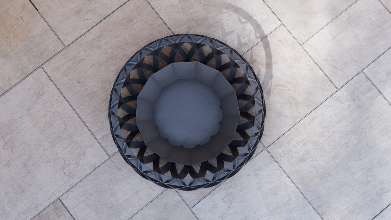 Twilight Flame Fire Pit. DXF, SVG files for plasma, laser cutting. Фото 16