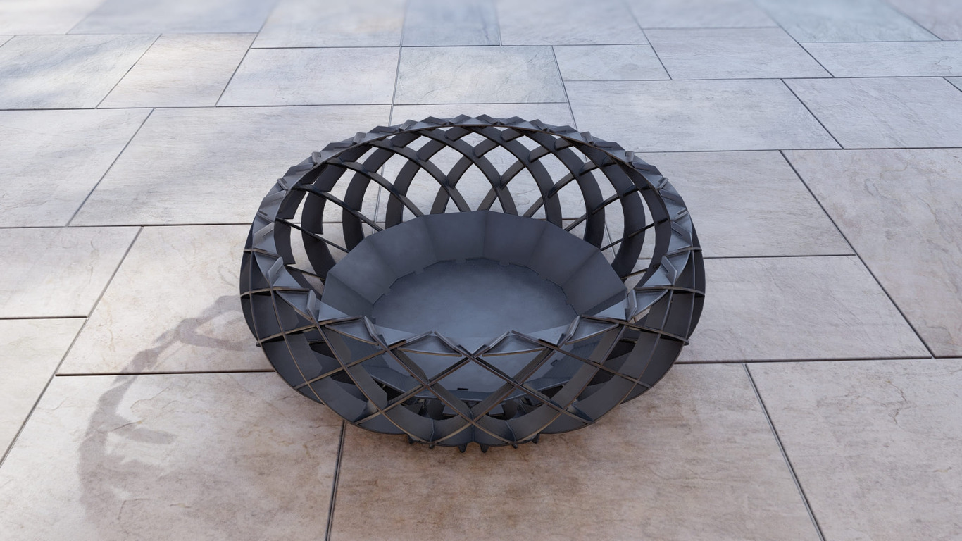 Twilight Flame Fire Pit. DXF, SVG files for plasma, laser cutting. Фото 13