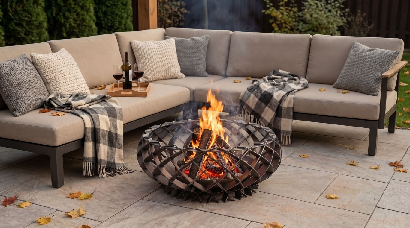 Twilight Flame Fire Pit. DXF, SVG files for plasma, laser cutting. Фото 2