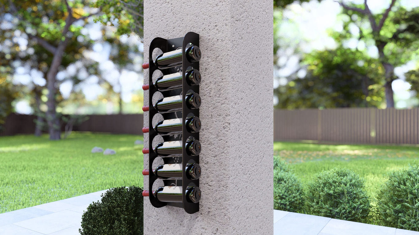 Grapevine Wall Wine Rack. DXF, SVG files for plasma, laser cutting. Фото 9