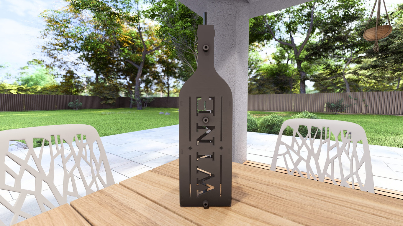 Bottle V1 Wine Rack. DXF, SVG files for plasma, laser cutting. Фото 10