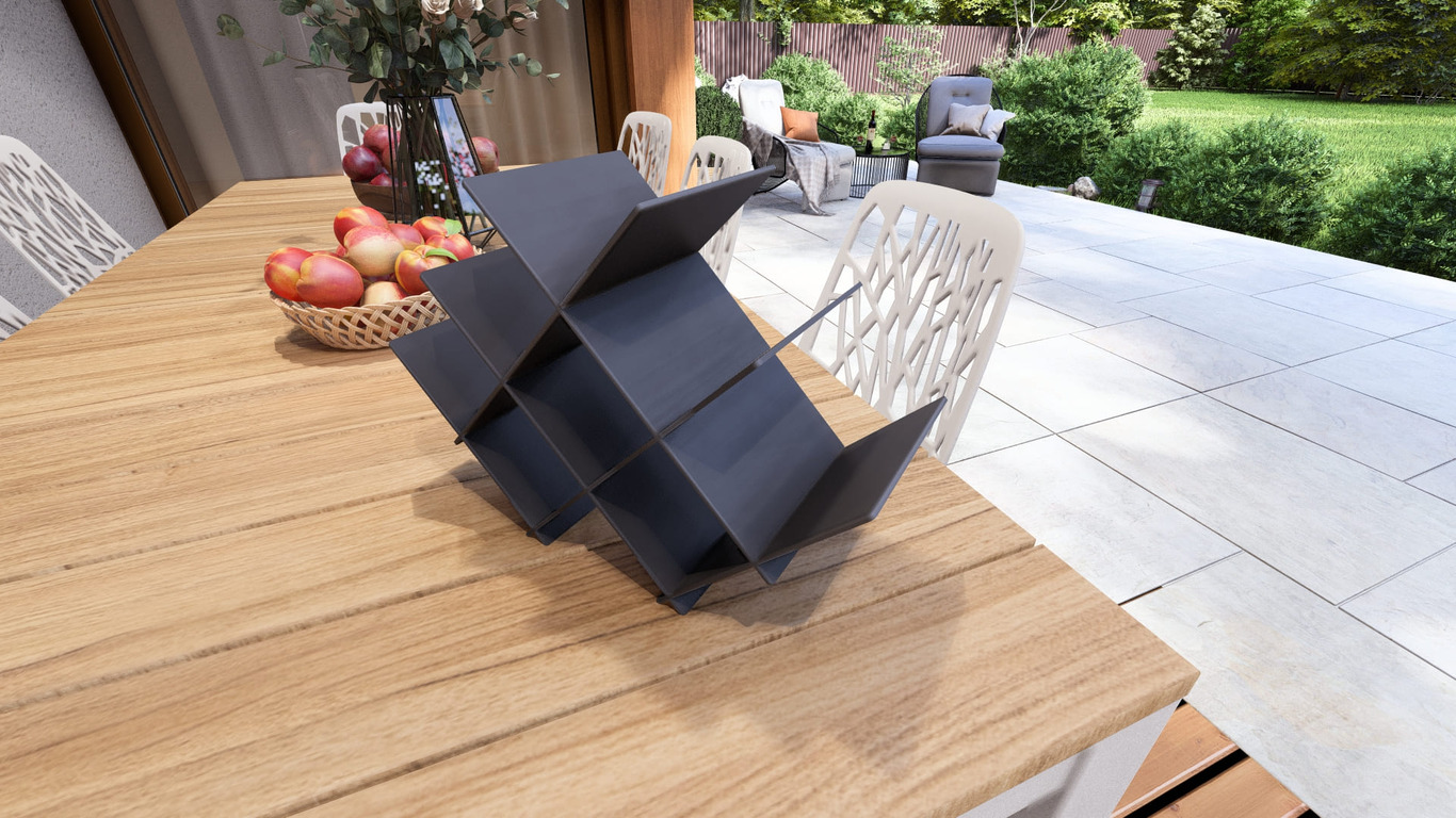 Flatlink Wine Rack. DXF, SVG files for plasma, laser cutting. Фото 8
