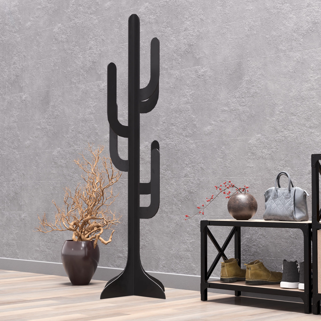 Free-Standing Cactus Coat Rack. DXF, SVG files for plasma, laser cutting. Фото 10