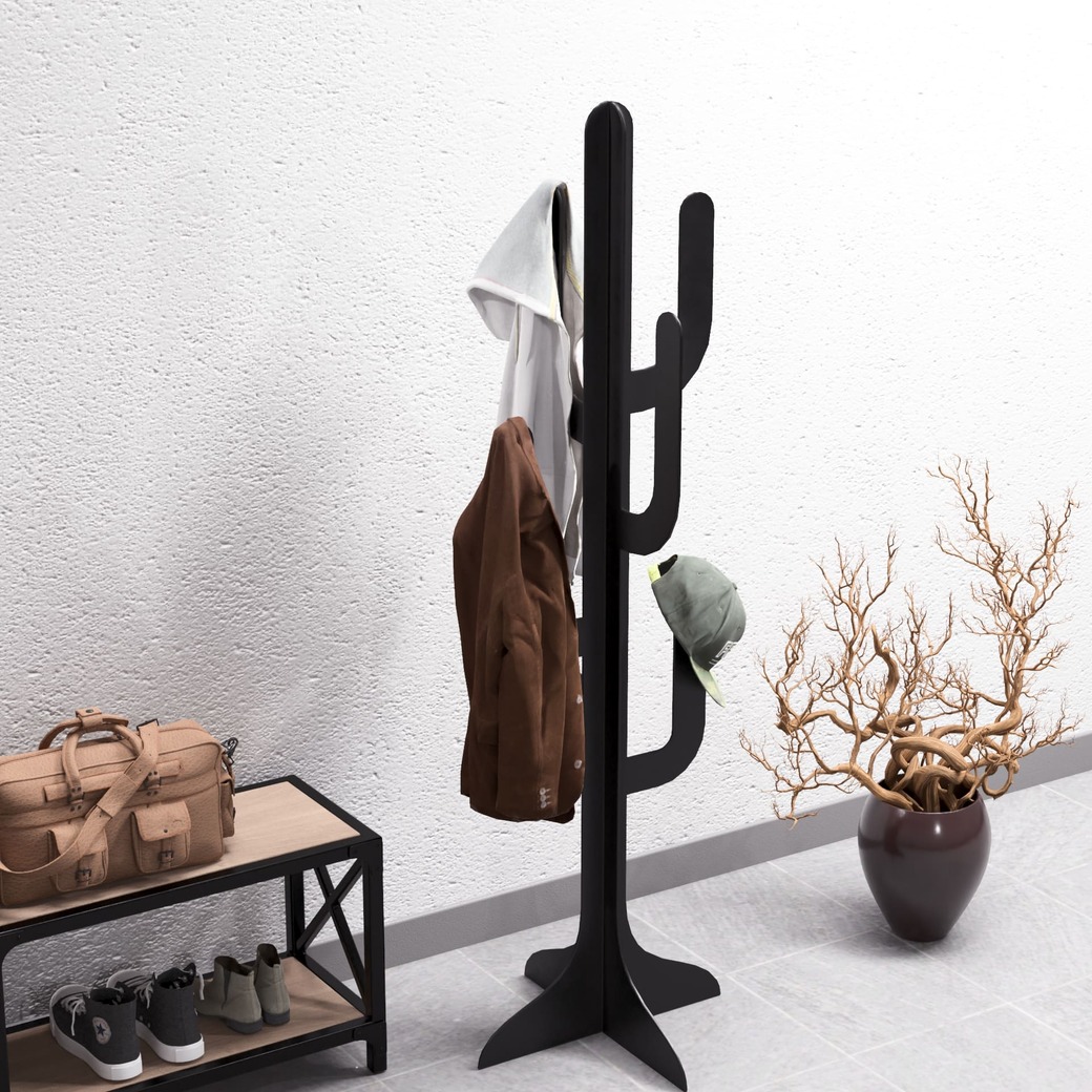 Free-Standing Cactus Coat Rack. DXF, SVG files for plasma, laser cutting. Фото 2