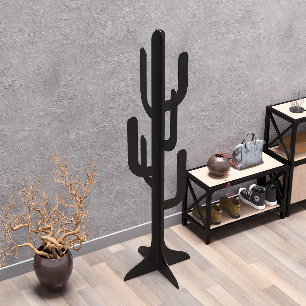 Free-Standing Cactus Coat Rack. DXF, SVG files for plasma, laser cutting. Фото 8
