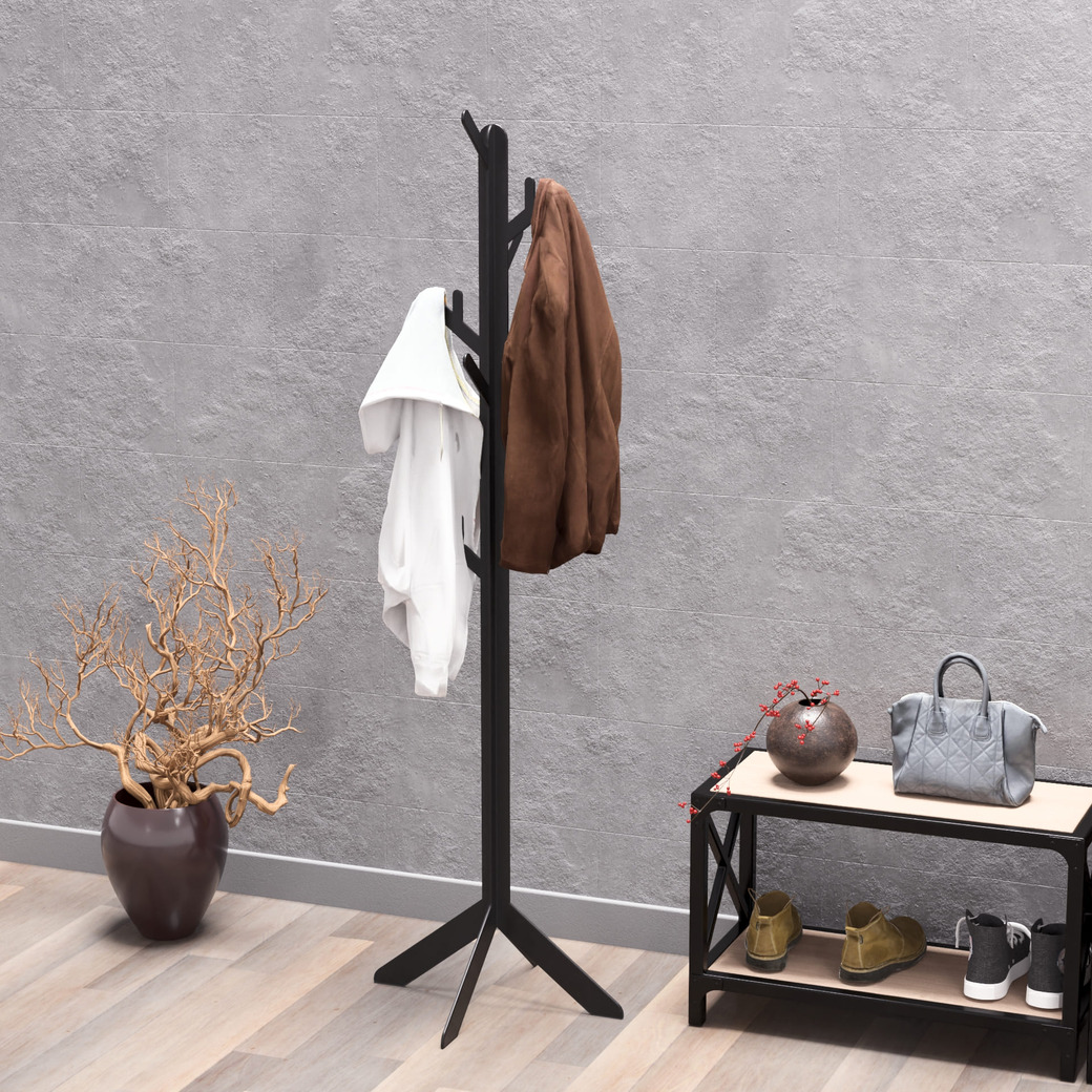 Free-Standing Line Coat Rack V2. DXF, SVG files for plasma, laser cutting. Фото 3