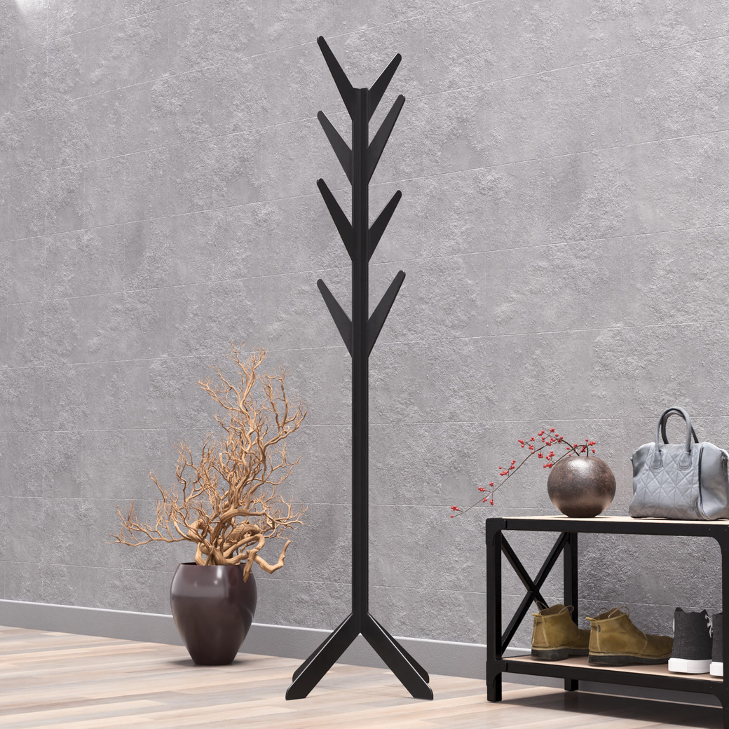 Free-Standing Modern Coat Rack. DXF, SVG files for plasma, laser cutting. Фото 10