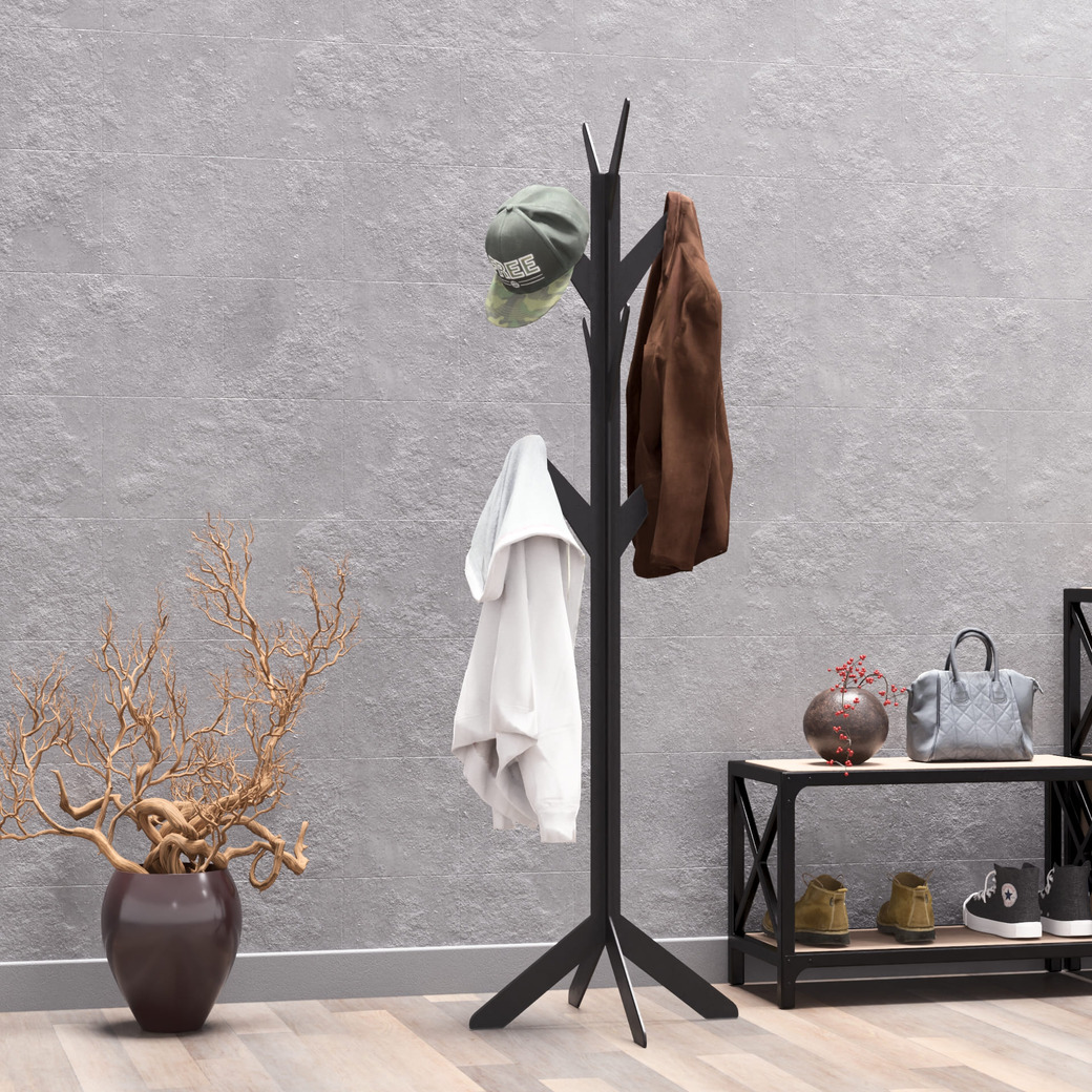 Free-Standing Modern Coat Rack. DXF, SVG files for plasma, laser cutting. Фото 3
