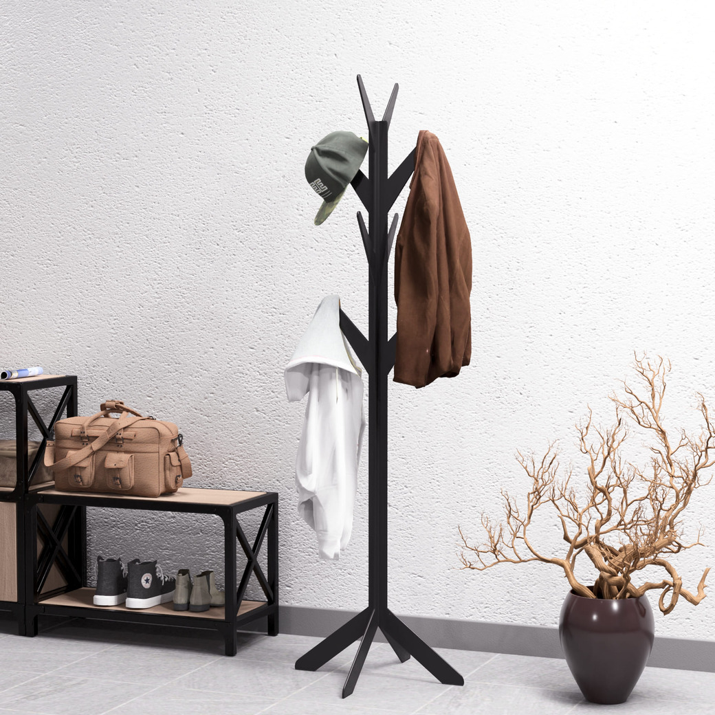 Free-Standing Modern Coat Rack. DXF, SVG files for plasma, laser cutting. Фото 5