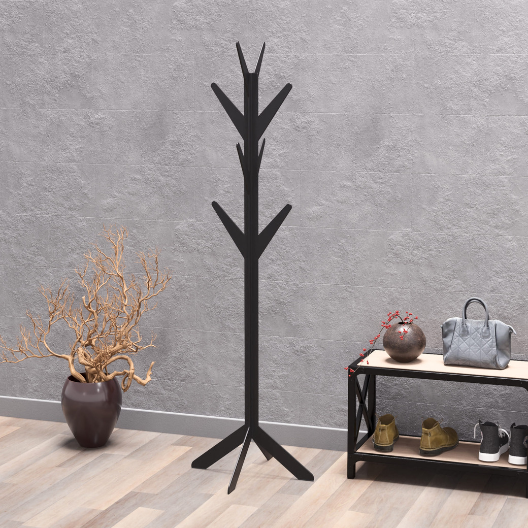 Free-Standing Modern Coat Rack. DXF, SVG files for plasma, laser cutting. Фото 6