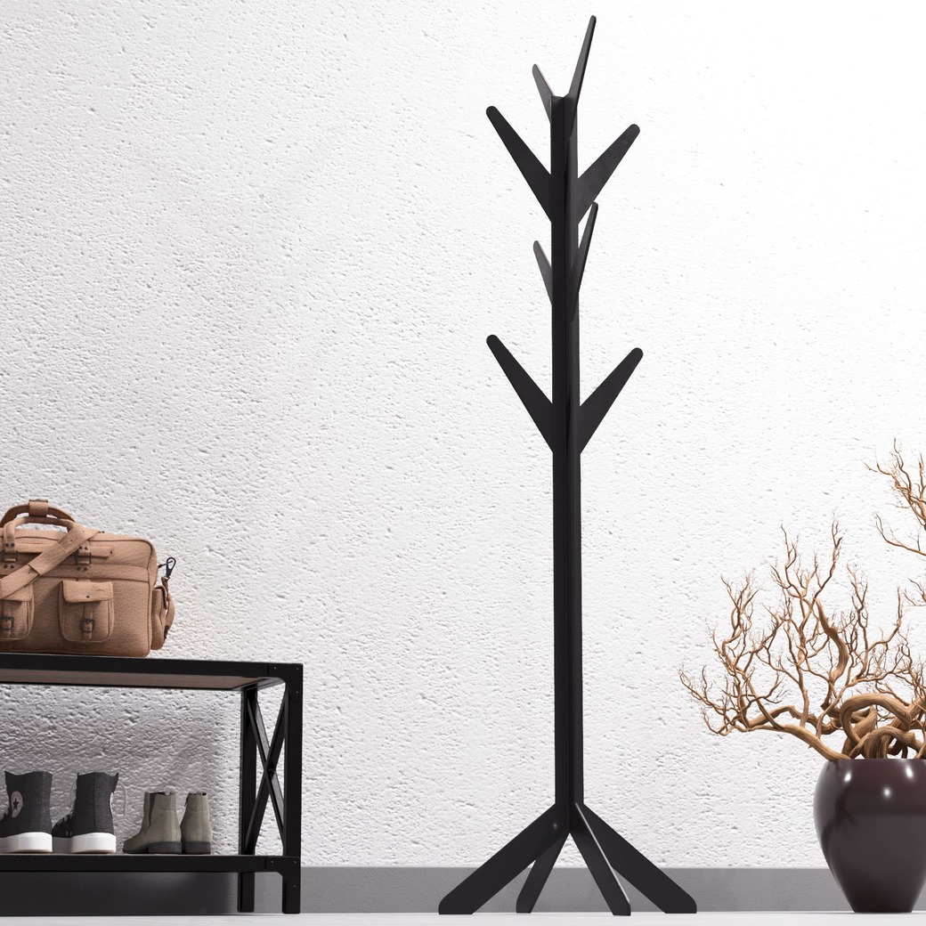 Free-Standing Modern Coat Rack. DXF, SVG files for plasma, laser cutting. Фото 7