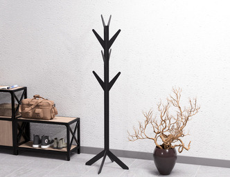 Cabideiro de Chão Moderno. Arquivos DXF e SVG para corte e plasma a laser