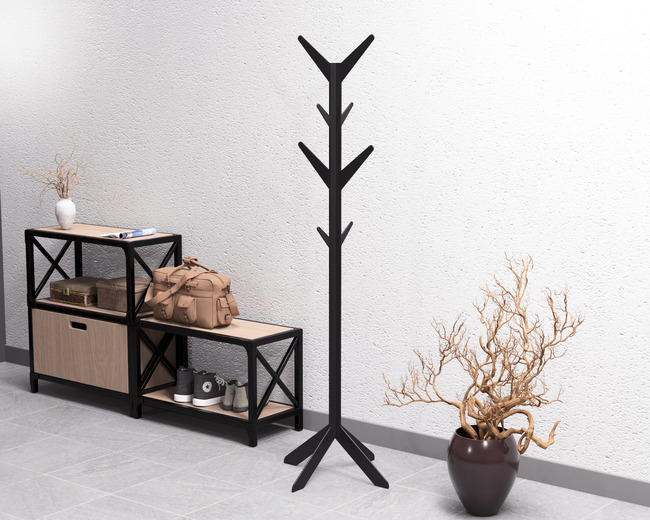 Cuier cu picior Modern V2. Fișiere DXF, SVG pentru tăiere cu plasmă și laser