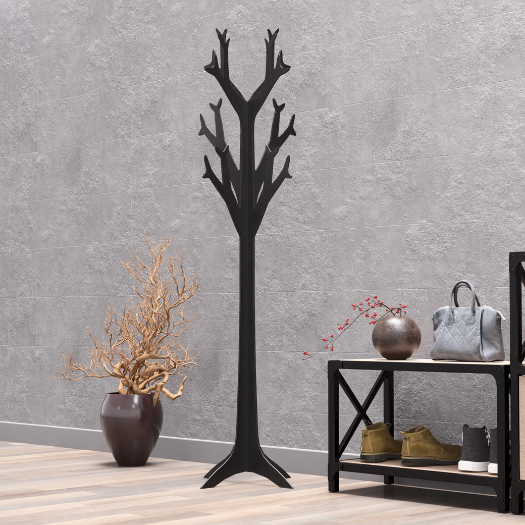 Free-Standing Tree Coat Rack V1. DXF, SVG files for plasma, laser cutting. Фото 10