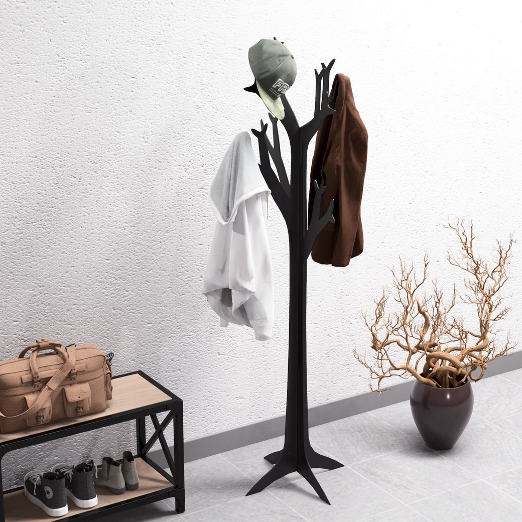 Free-Standing Tree Coat Rack V1. DXF, SVG files for plasma, laser cutting. Фото 4