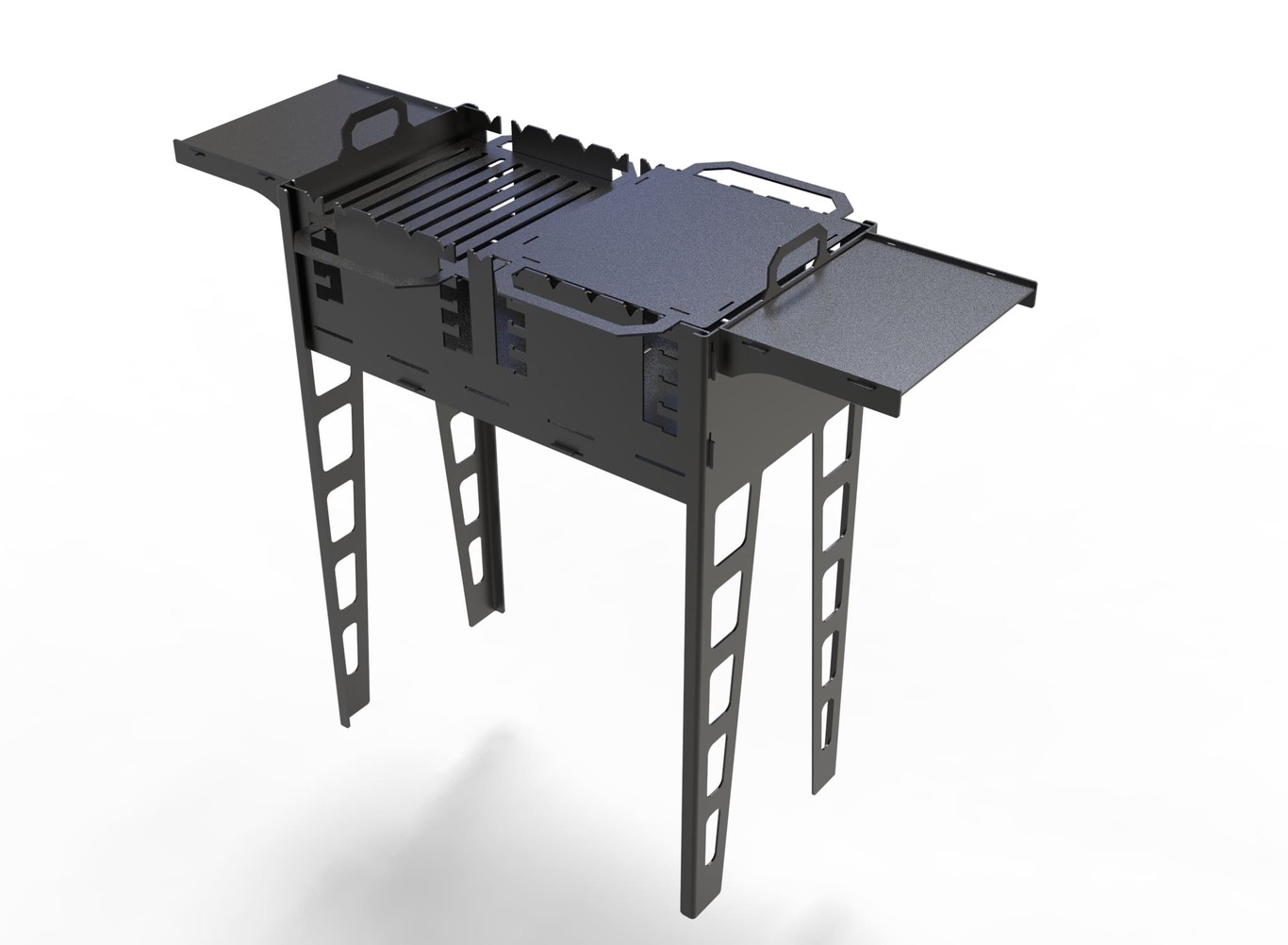 Titan Fire Pit Grill. DXF files for plasma, laser cutting. Фото 8