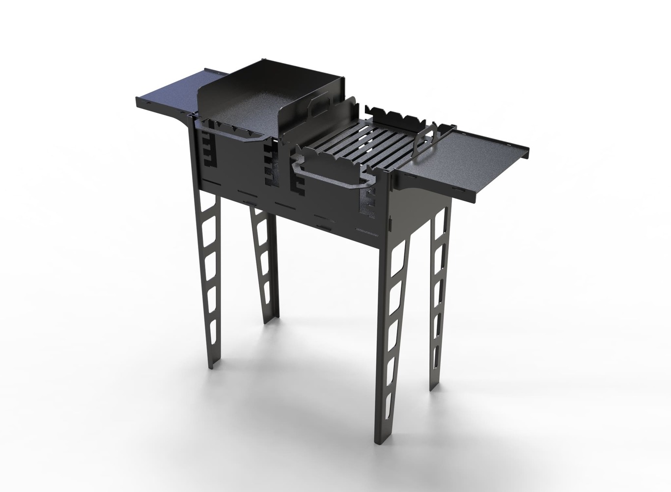 Titan Fire Pit Grill. DXF files for plasma, laser cutting. Фото 9
