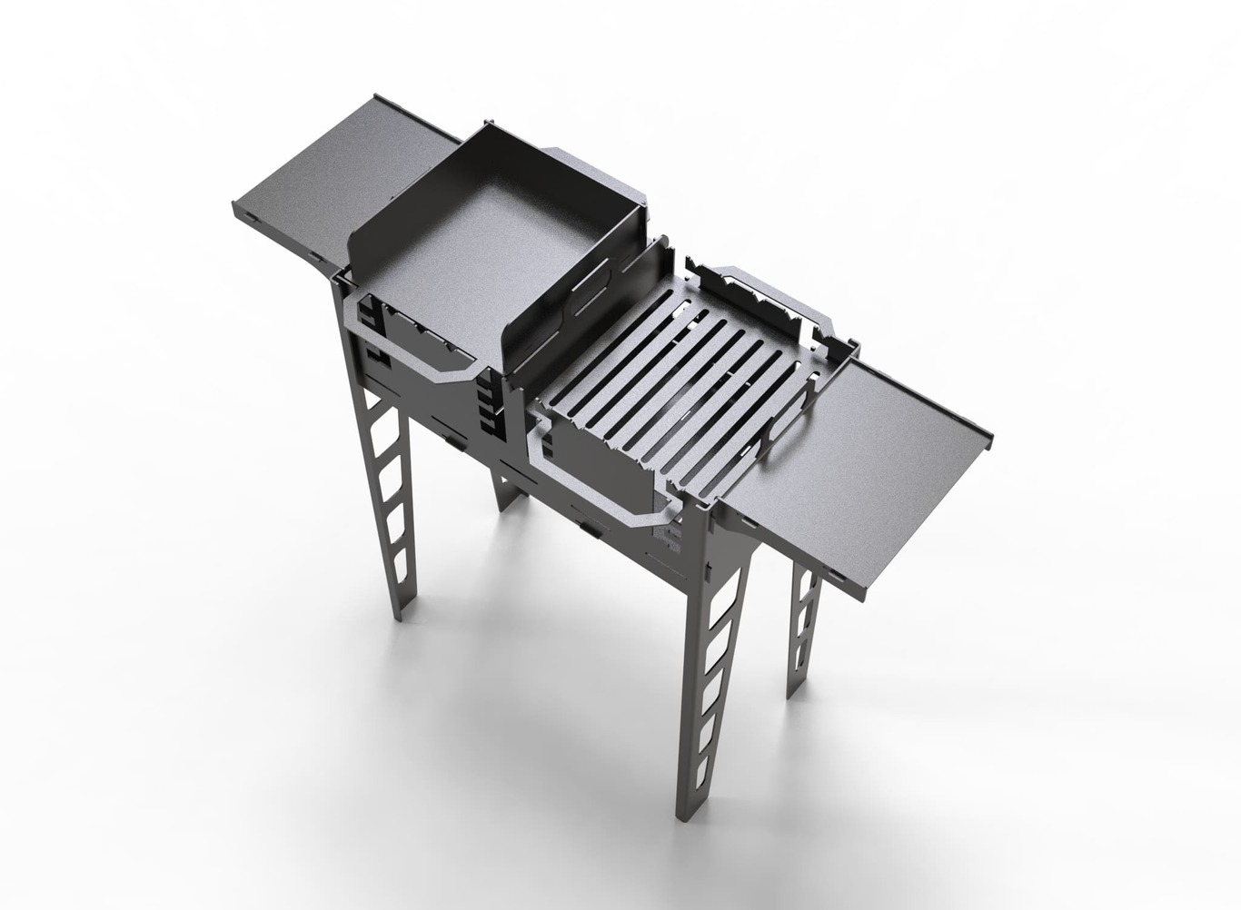Titan Fire Pit Grill. DXF files for plasma, laser cutting. Фото 13