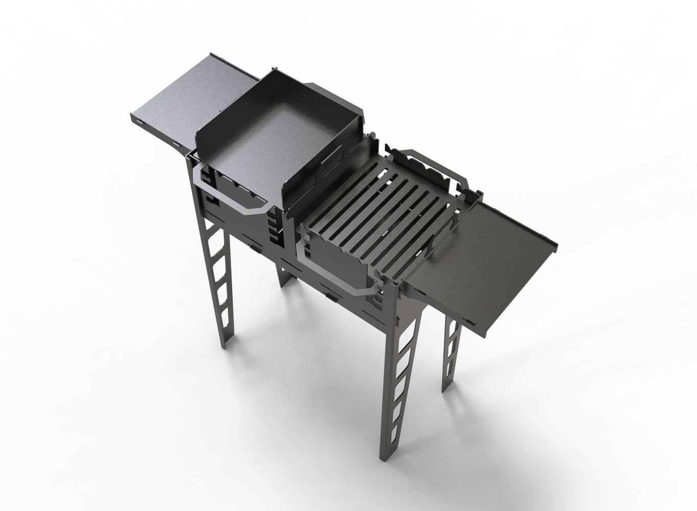 Titan Fire Pit Grill. DXF files for plasma, laser cutting. Фото 12
