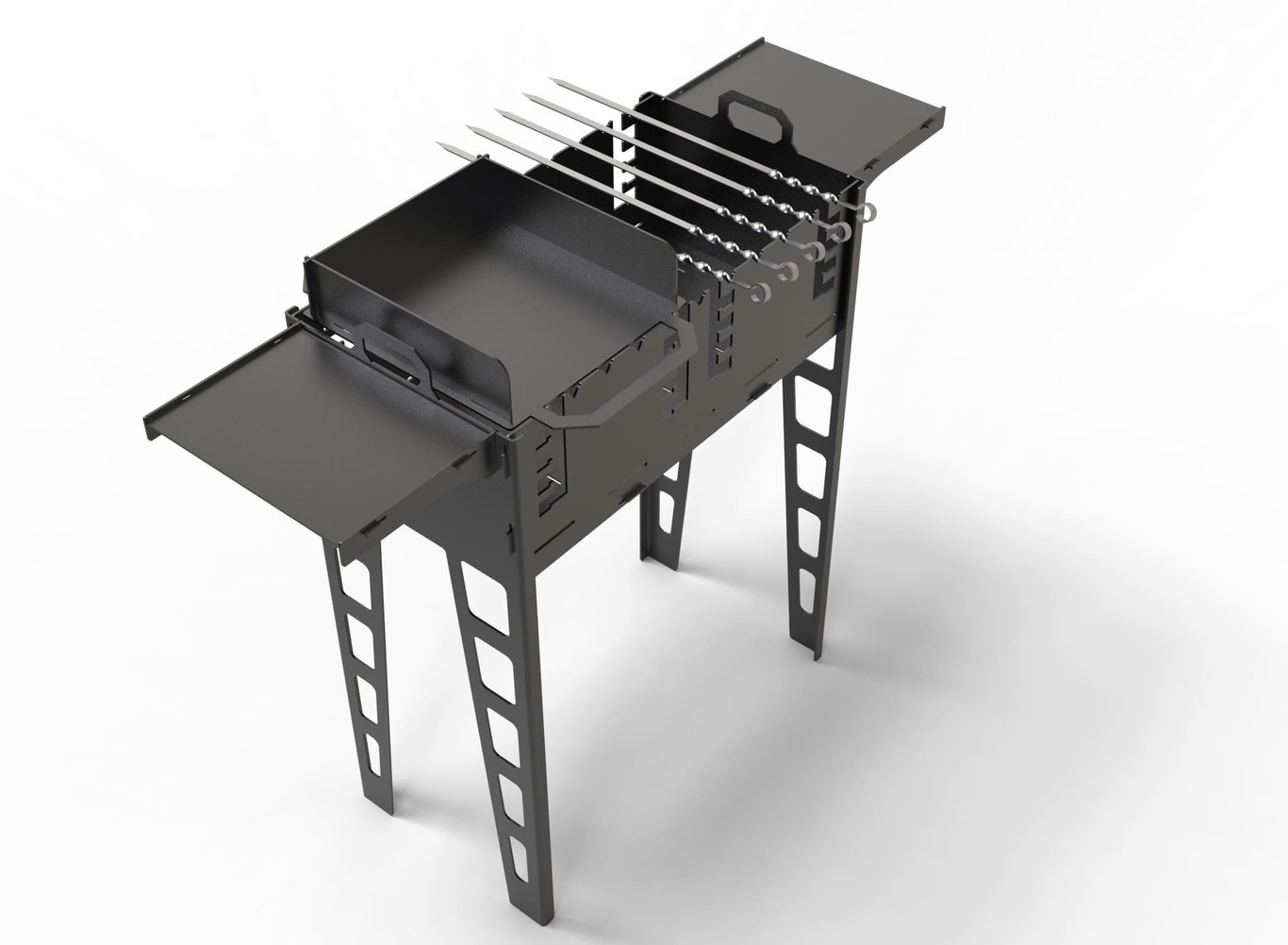 Titan Fire Pit Grill. DXF files for plasma, laser cutting. Фото 14