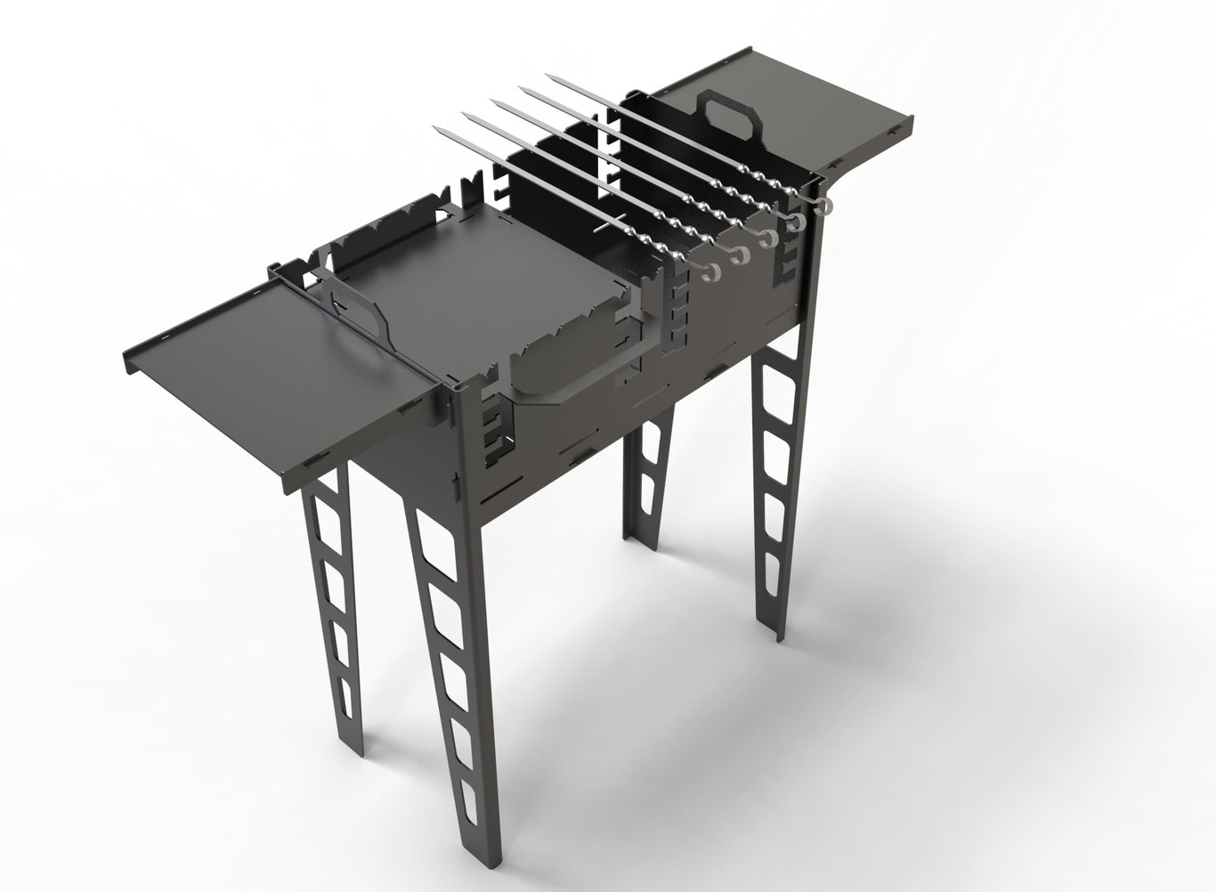 Titan Fire Pit Grill. DXF files for plasma, laser cutting. Фото 16