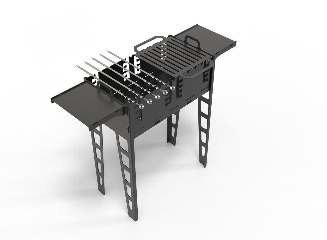 Titan Fire Pit Grill. DXF files for plasma, laser cutting. Фото 17