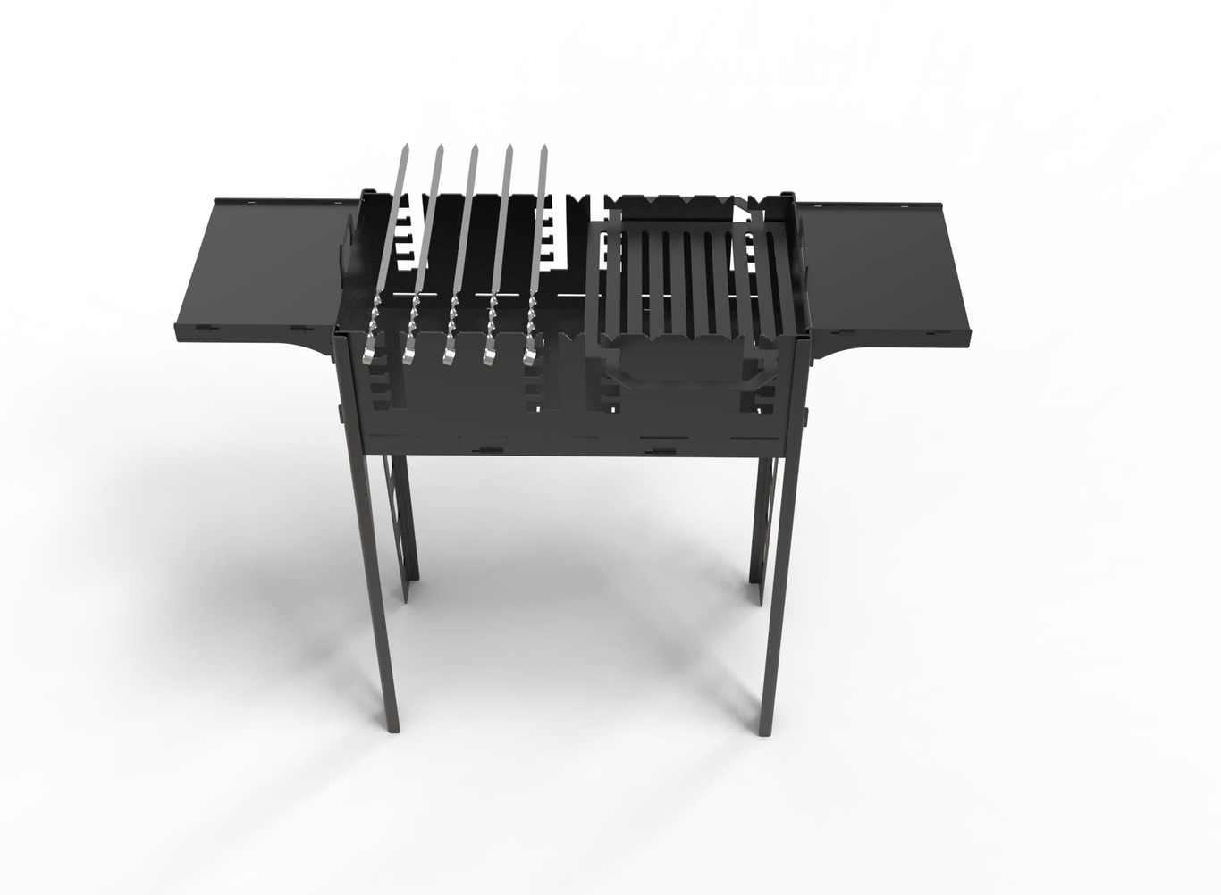 Titan Fire Pit Grill. DXF files for plasma, laser cutting. Фото 19