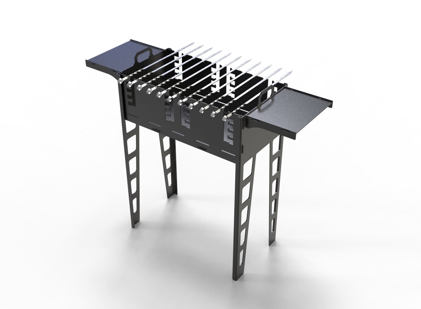 Titan Fire Pit Grill. DXF files for plasma, laser cutting. Фото 18