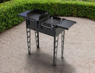 Titan Fire Pit Grill. DXF files for plasma, laser cutting