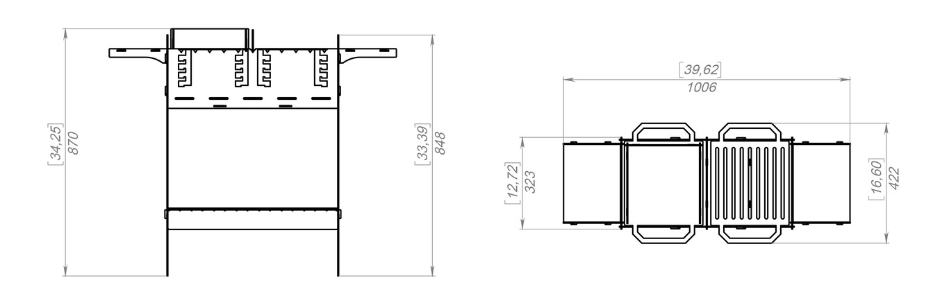 Titan V2 Fire Pit Grill. DXF files for plasma, laser cutting. Фото 16