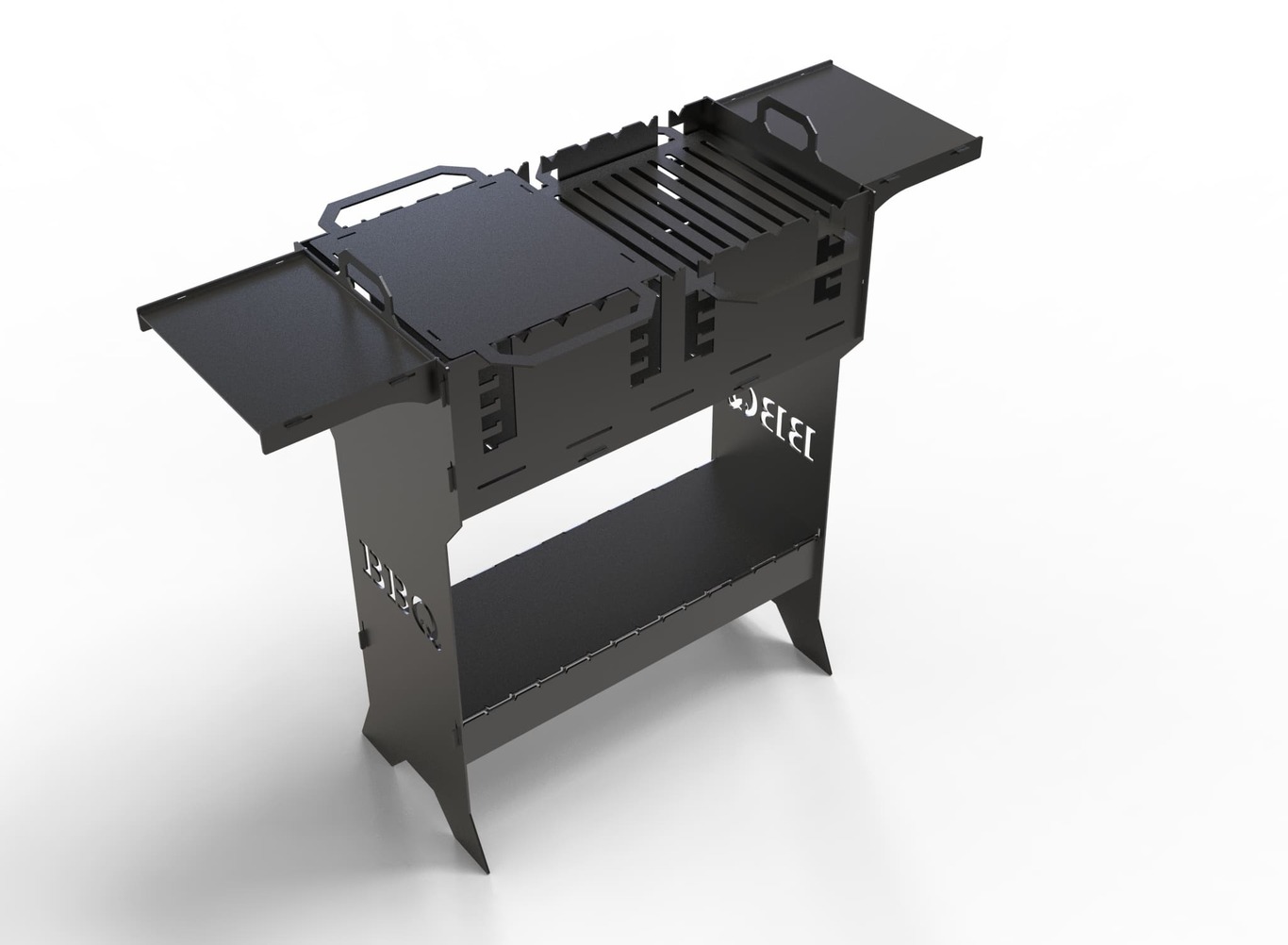Titan V2 Fire Pit Grill. DXF files for plasma, laser cutting. Фото 6