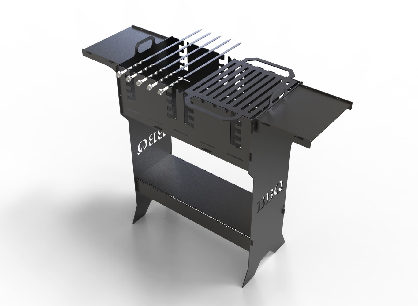 Titan V2 Fire Pit Grill. DXF files for plasma, laser cutting. Фото 9