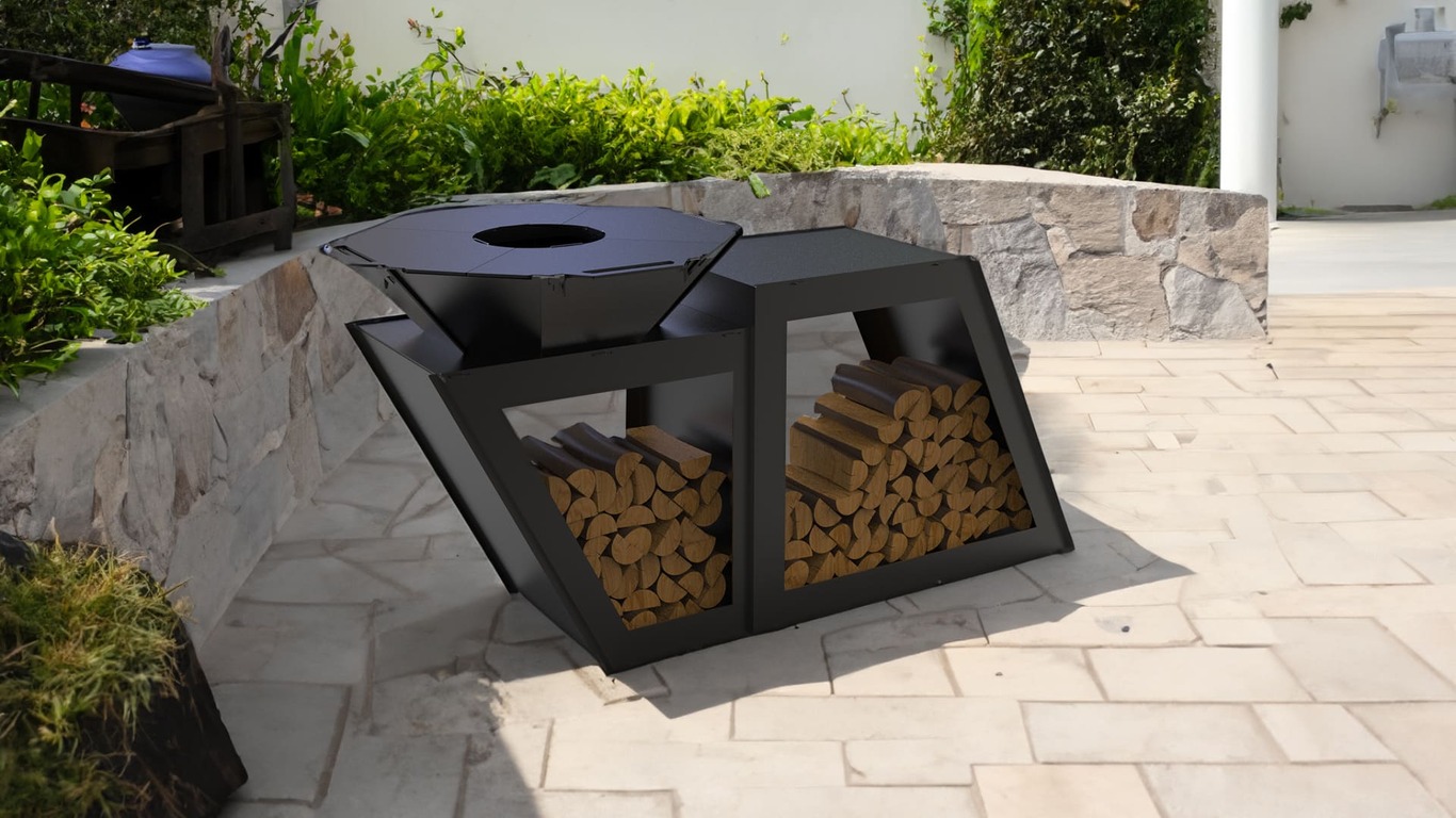 Delux Fire Pit Grill. DXF files for plasma, laser cutting. Фото 3