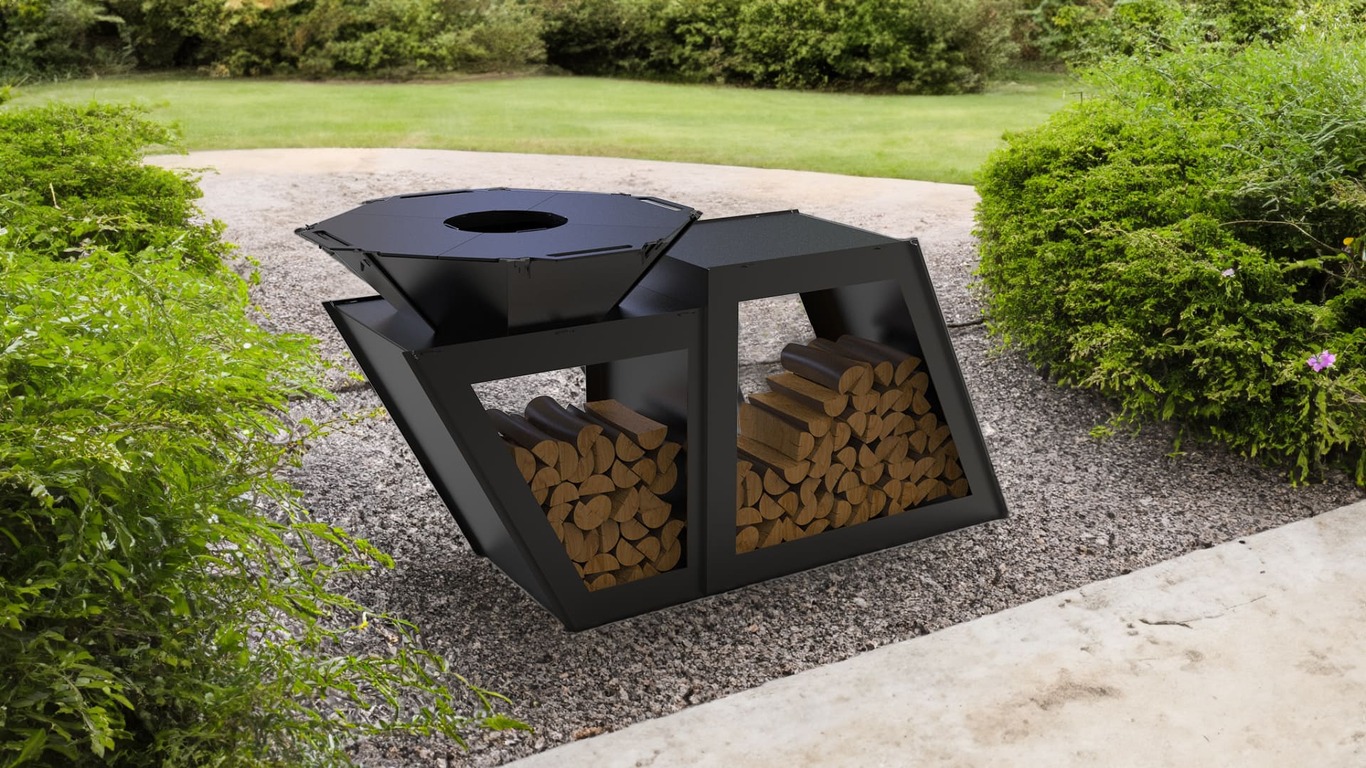 Delux Fire Pit Grill. DXF files for plasma, laser cutting. Фото 4