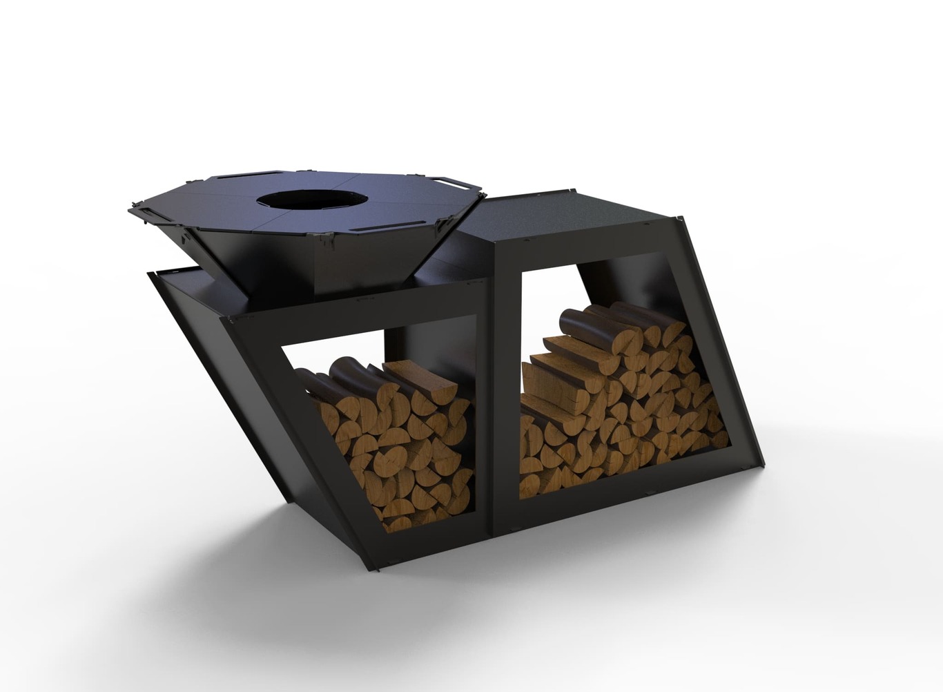 Delux Fire Pit Grill. DXF files for plasma, laser cutting. Фото 6