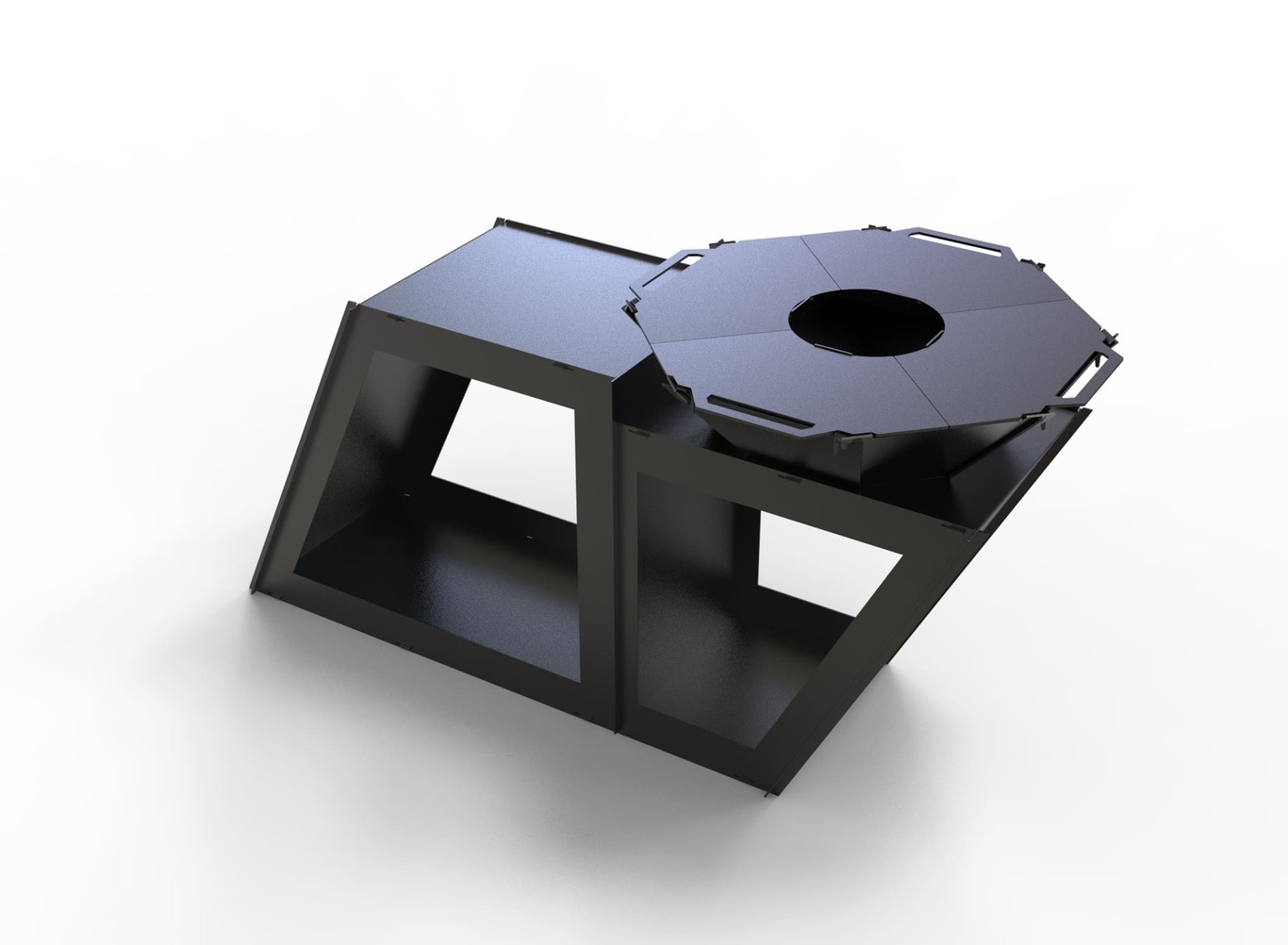 Delux Fire Pit Grill. DXF files for plasma, laser cutting. Фото 7